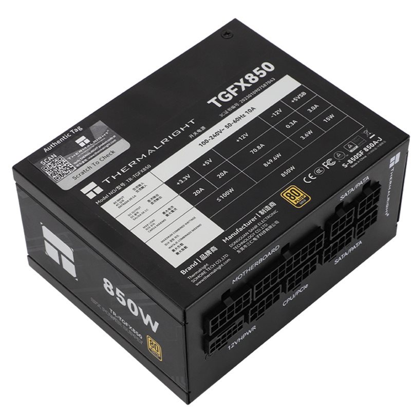 Thermalright TR-TGFX850 SFX Go - Sfx Modular Power Supply 850W Gold avis et prix